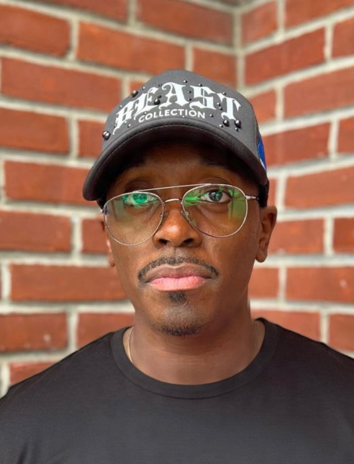 Flaming Pearl trucker hat